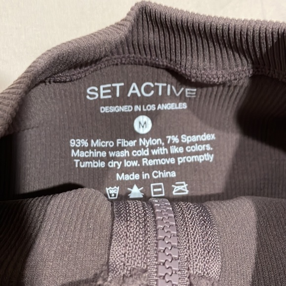 Set active zip up jacket - Picture 6 of 7